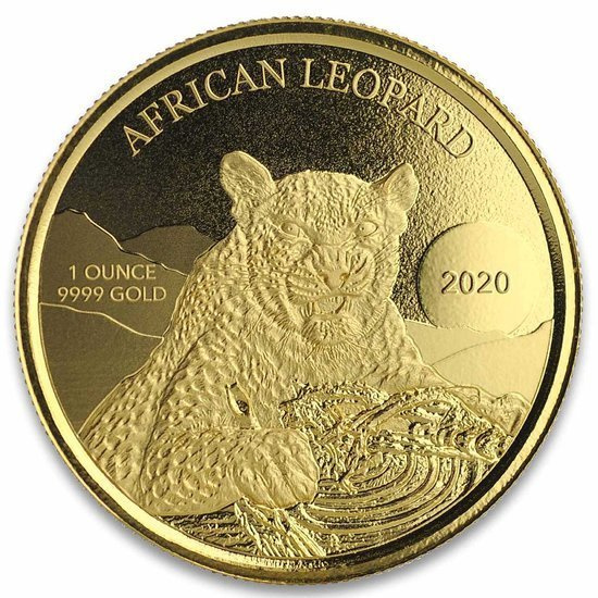 Ghana: Leopardo 1 oz Oro 2020 Proof