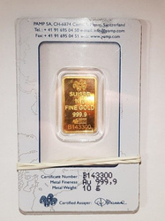 10 gramos Pamp Fortuna Damaged CertiPack