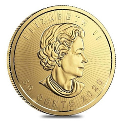 Canadian Maple Leaf 1 gram Gold 2020