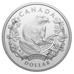 Canada: 50th Anniversary of the Beaver as an Official Symbol $1 Silver Coin 2025 Proof