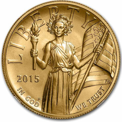 Libertad Americana 1 oz Oro 2015 Alto Relieve MS-70 NGC (John Mercanti)
