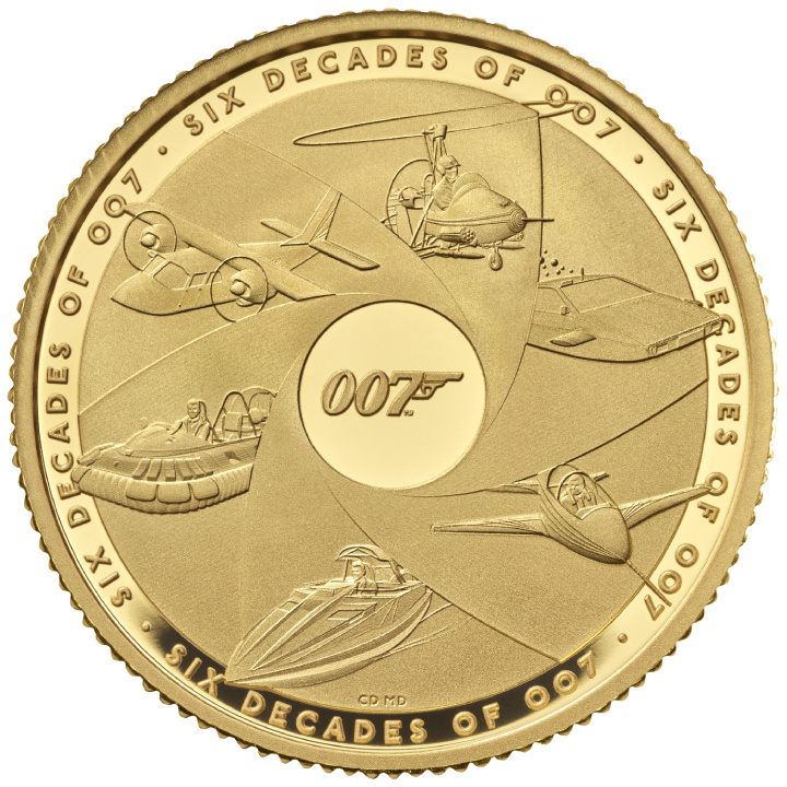 Six Decades of 007 1/4 oz Gold 2024 Proof