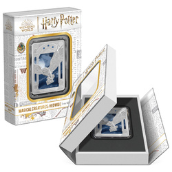 Niue: Harry Potter - Magical Creatures 'Hedwig' coloured 1 oz Silber 2023 Proof