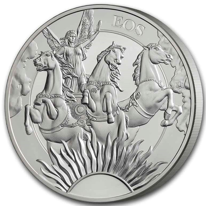 St Helena: Goddesses - Eos and the Horses 5 uncji Srebra 2023