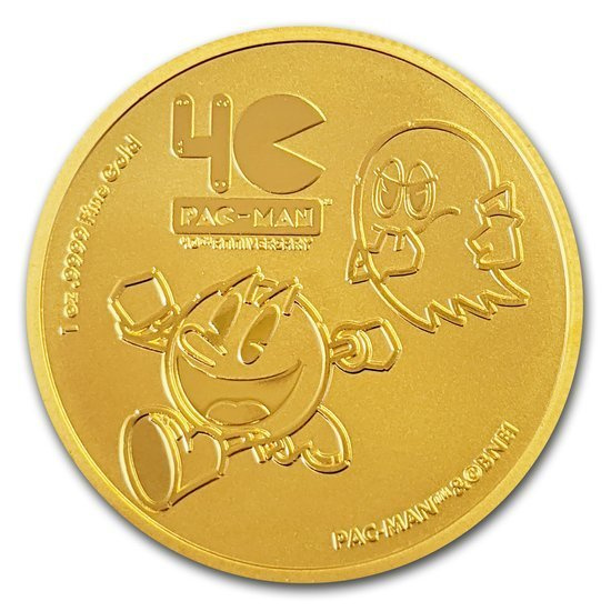 Niue: 40. rocznica powstania gry PAC-MAN 1 uncja Złota 2020