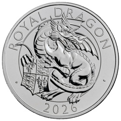 Moneta z miedzioniklu The Royal Tudor Beasts - The Royal Dragon £5 2026