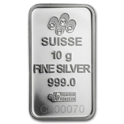 10 gram Bar Silver PAMP Suisse Religious Series (Buddha)