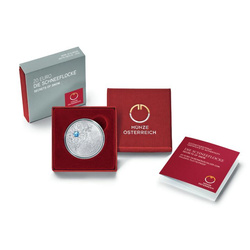 Segreti della neve 20 euro d'argento 2023 Proof