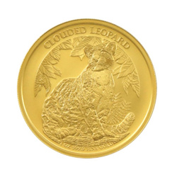 Camboya: Wildlife Series - Leopardo Nublado 1 oz Oro 2023