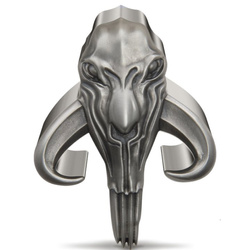 Niue: Star Wars The Mandalorian - Mythosaur 5 once d'argento 2023 Moneta sagomata antica