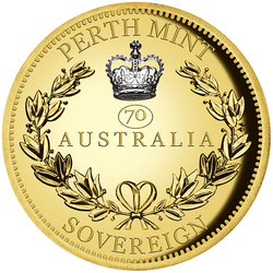 Australijski Suweren Gold 2022 Proof High Relief Piedfort Coin