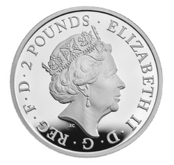 The Royal Tudor Beasts: Seymour Panther 1 oz Silver 2022 Proof