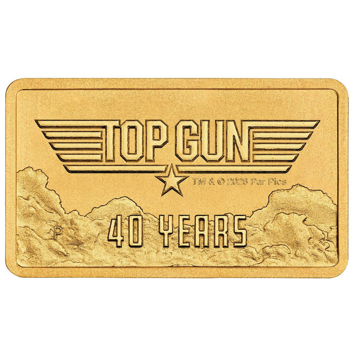 Lingote-moneda de oro 40 Years of Top Gun 1 g oro 2026