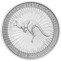Australijski Kangur 1 uncja Srebra 2022
