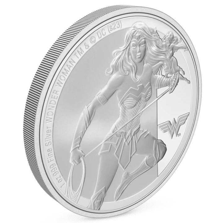 Niue: DC Comics - Wonder Woman 1 oz Plata 2023 Proof