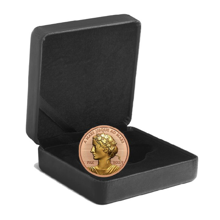 Canadá: Dólar de la Paz 1 oz Oro 2023 Proof Ultra High Relief Plated Coin