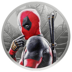Silver Medal Deadpool Colorized 1 oz Silver 2026 Matte Proof