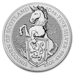 The Unicorn of Scotland 10 oz Silver 2019 The Queen’s Beasts Investment Sets 15 Pc.
