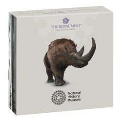 Ice Age Giants - Woolly Rhinoceros 50p Silver 2024 Proof 
