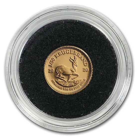 Krugerrand 1/50 oncia d'oro 2020 Proof