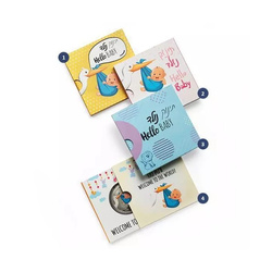 A Baby Is Born colored 1/2 ounce Silver