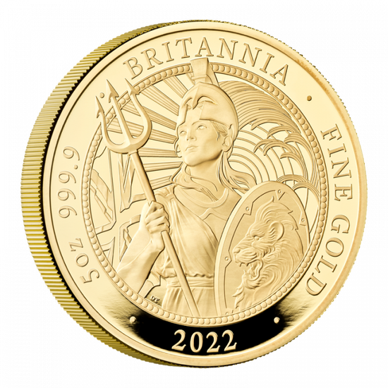 Britannia 5 oz Oro 2022 Proof