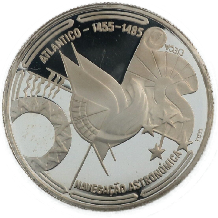 Portogallo: Set di 4 monete Descobrimentos - A Conquista do Atlântico Argento 1990 Proof