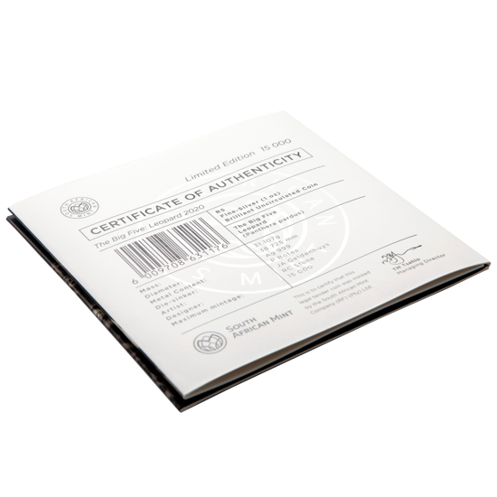 Wielka Piątka: Leopard 1 Uncja Srebra 2020