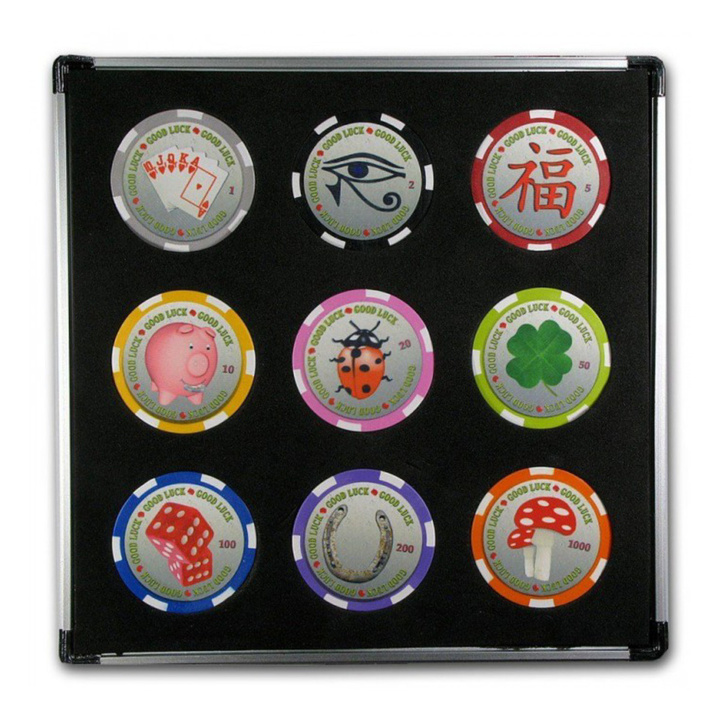 Palau Set de monede Good Luck 9 x 1 dolar UNC 2012