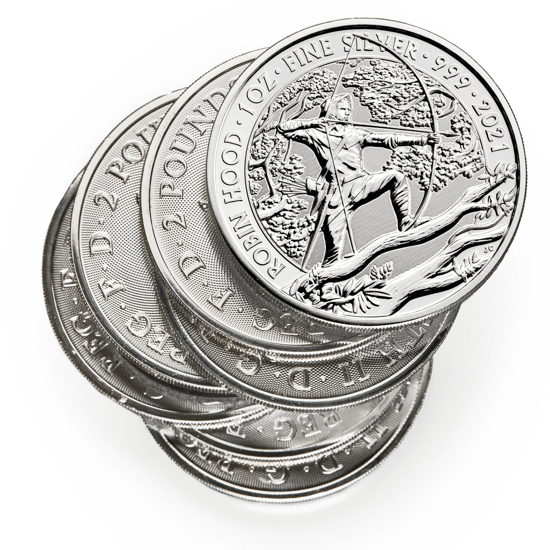 Myths & Legends: Robin Hood 1 oz Silber 2021