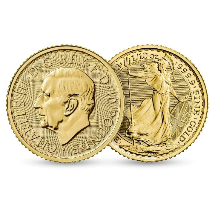 Britannia - King Charles III 1/10 once d'or 2023