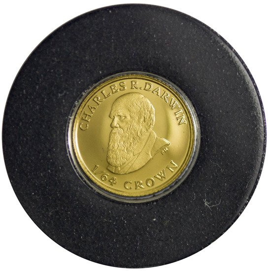 Charles Darwin 0,5 g arany 2009 Proof