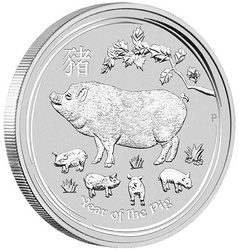 Lunar II: Rok Świni 10 kg Srebra 2019