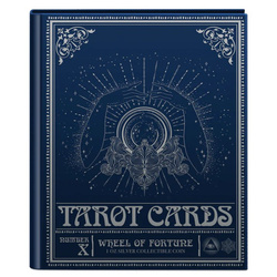 Niue: Tarot Cards – Wheel of Fortune kolorowany 1 uncja Srebra 2023 Proof