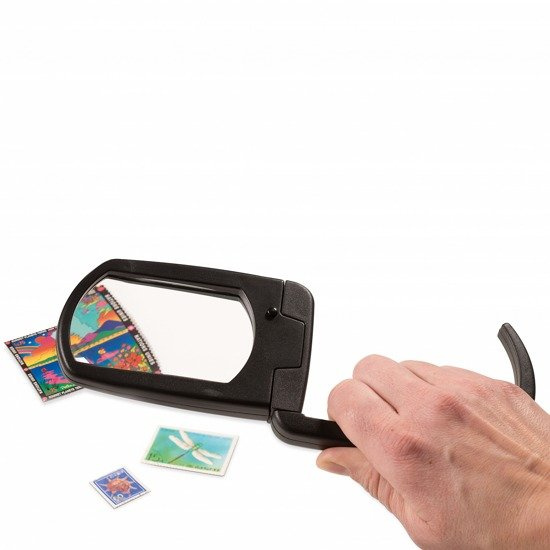 Leuchtturm - TWIST multi-function magnifier with 3X magnification and LED light