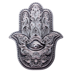 Hamsa 2 once d'argento 2022 Stackable High Relief Antiqued