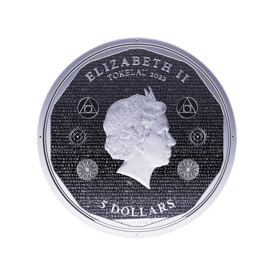 Tokelau: Vivat Humanitas 1 oncia d'argento 2022 Proof