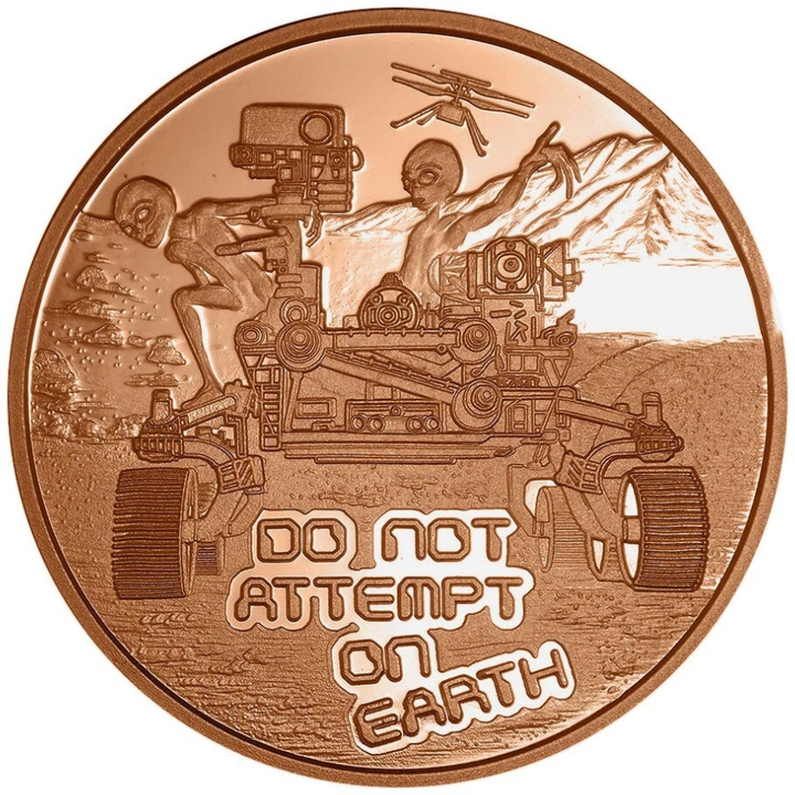 Area 51 - Do Not Attempt 1 ounce of copper