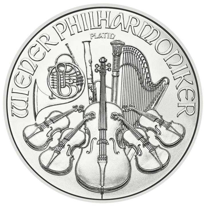 Wiedeński Filharmonik 1/25 uncji Platyny 2023