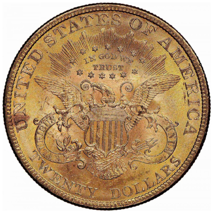Liberty Head $20 oro 1897