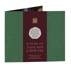 Withdrawal from the European Union - UK 8 gram Cupro-Nickel 2020