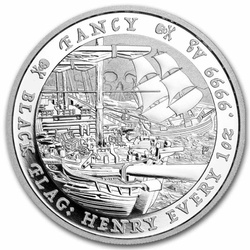 Tuvalu: Black Flag - The Fancy 1 uncja Srebra 2023