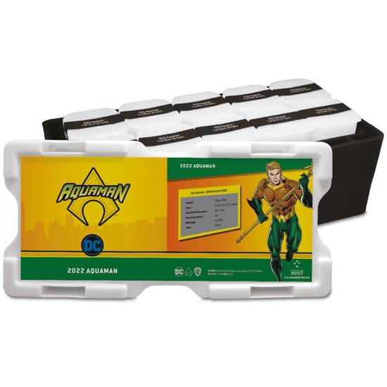 Niue: DC Comics - Aquaman 1 unce stříbra 2022