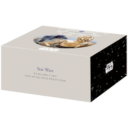 Star Wars: R2-D2 y C-3PO 50p Oro 2023 Proof