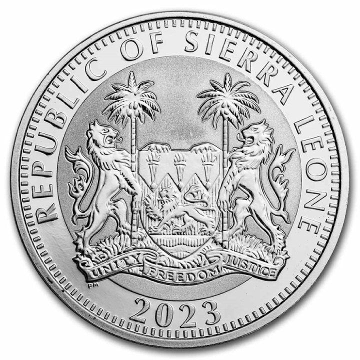 Sierra Leone: Big Five - Elephant 1 oz Silver 2023
