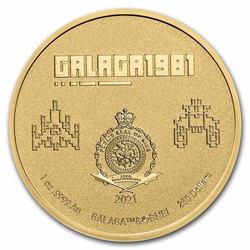 Niue: Galaga - 40. Rocznica 1 uncja Złota 2021