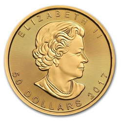 Kanadyjski Liść Klonowy 1 uncja Złota 2018