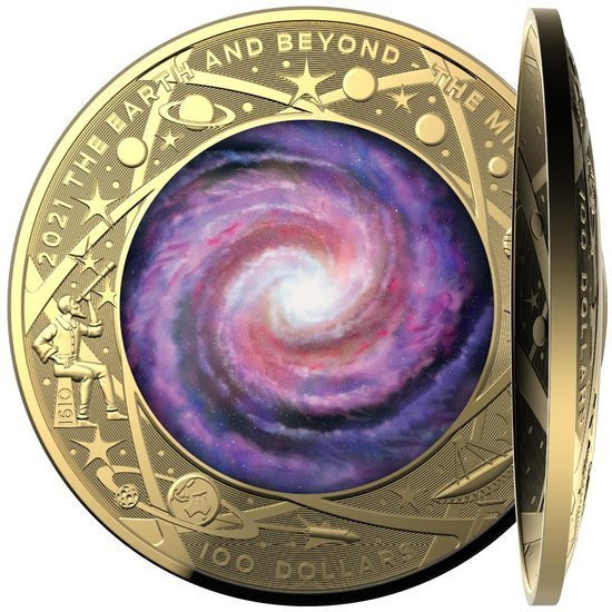 Earth and Beyond: The Milky Way 1 oz Gold 2021 Proof