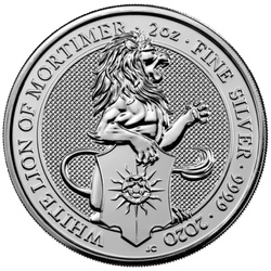 The Queen’s Beasts 2016-2021: Set of 11 coins 2 oz Silver 