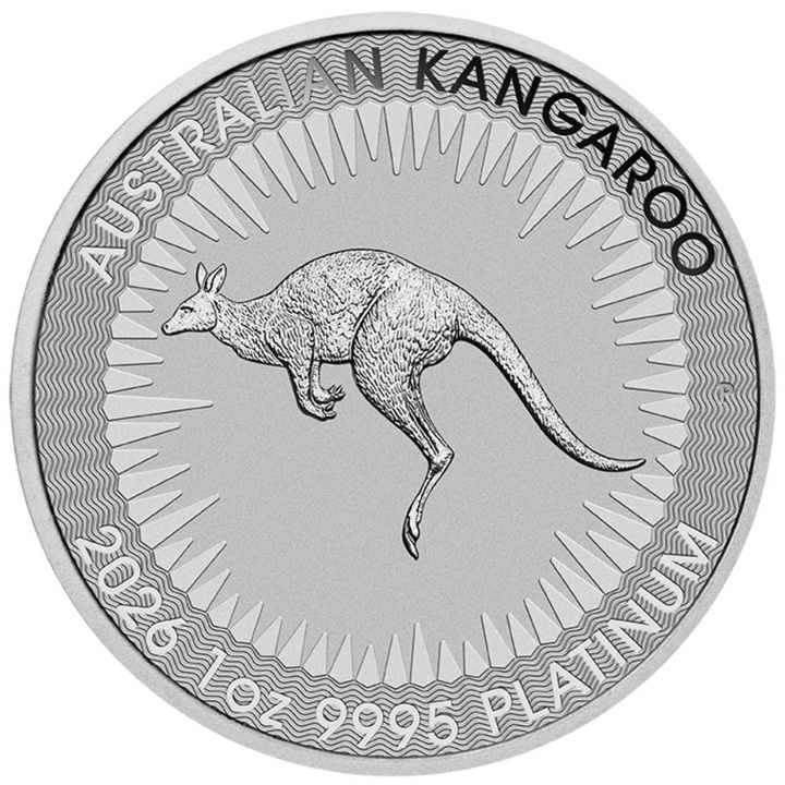 Canguro australiano 1 oncia di platino 2026